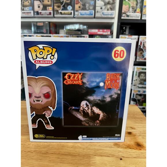 2 Ozzy Osbourne Funko Pop Albums Diary Madman FLOCKED (FUZZY) Bark Moon #12 #60 - Picture 4 of 11